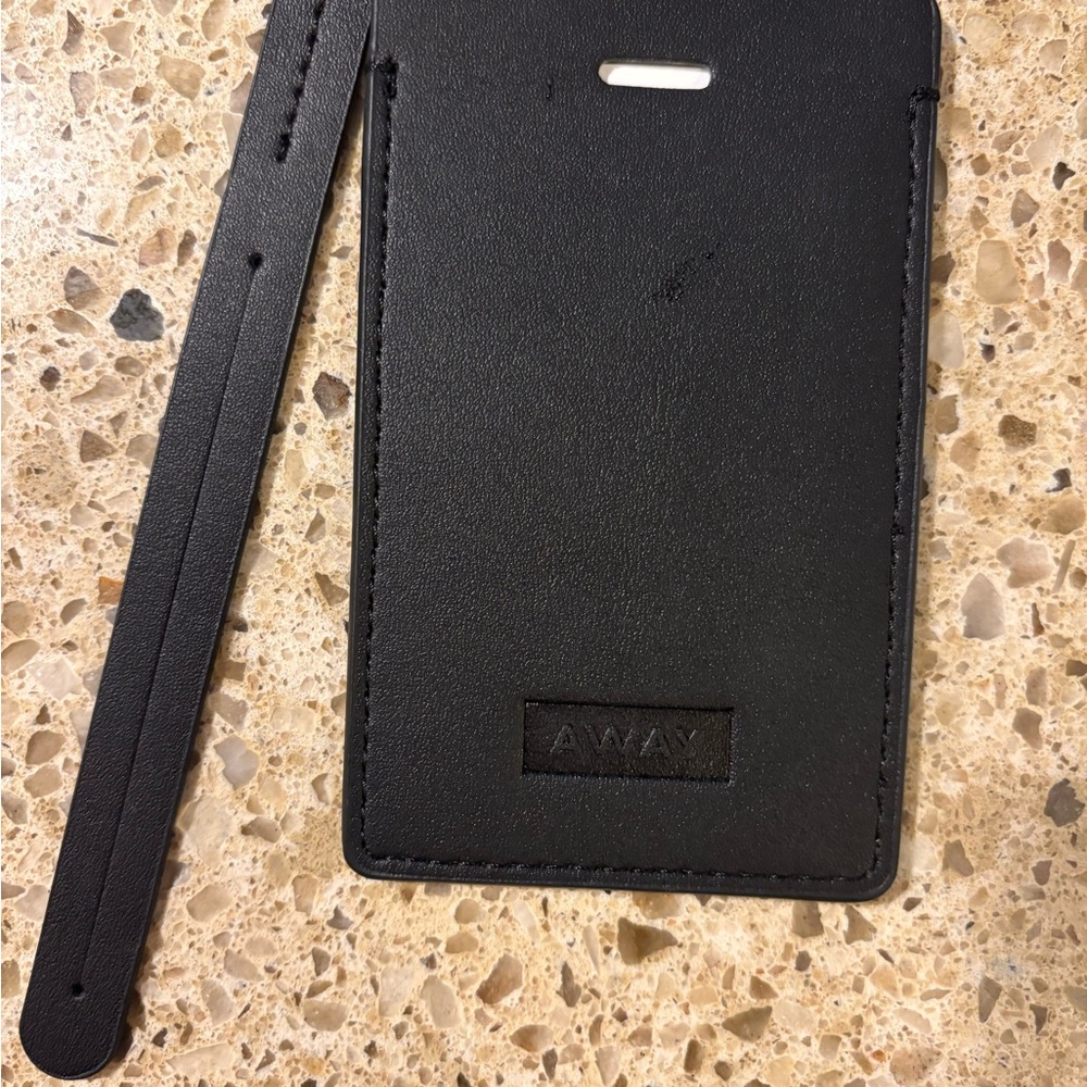 Brand New Away Black Luggage Tag Case